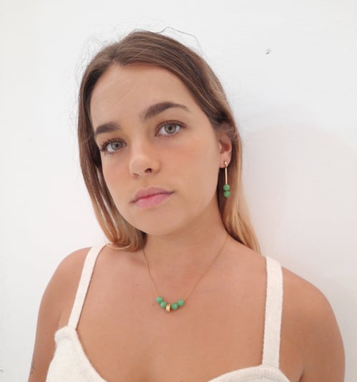 Image of Pendientes LEA - Angelita verde