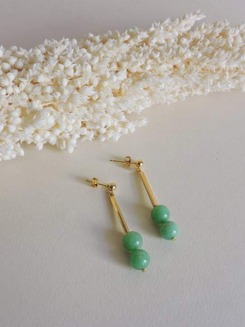 Image of Pendientes LEA - Angelita verde