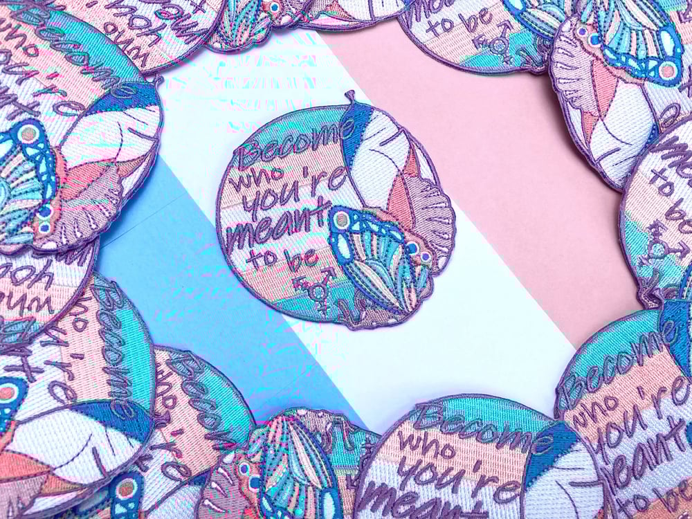 Image of Trans Pride Butterfly