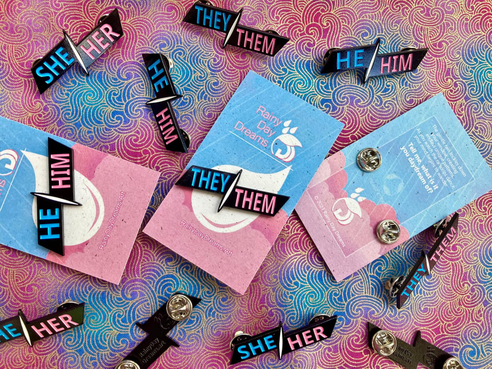 Image of She/Her Pronoun Pins