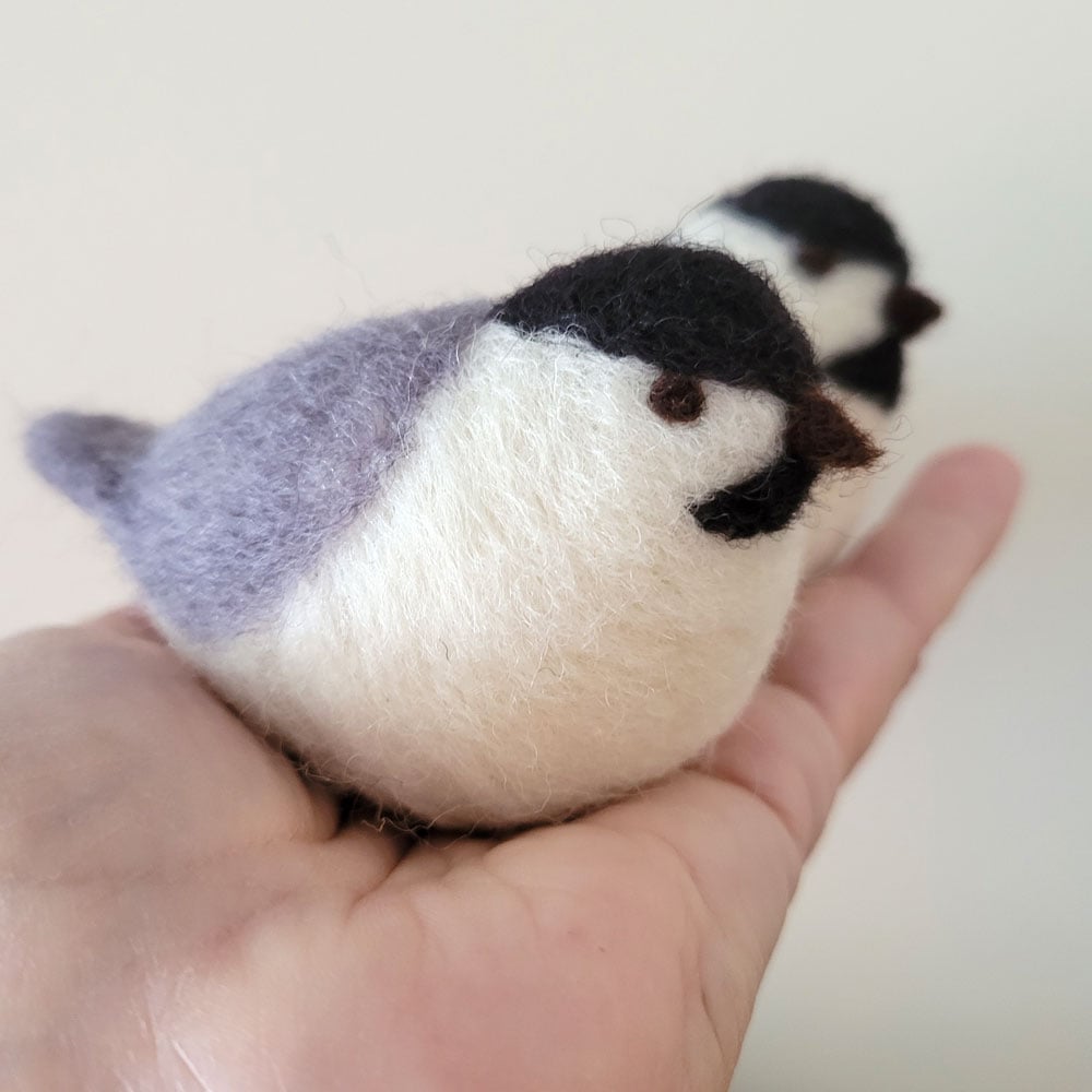 Chickadees - Needle Felting Kit