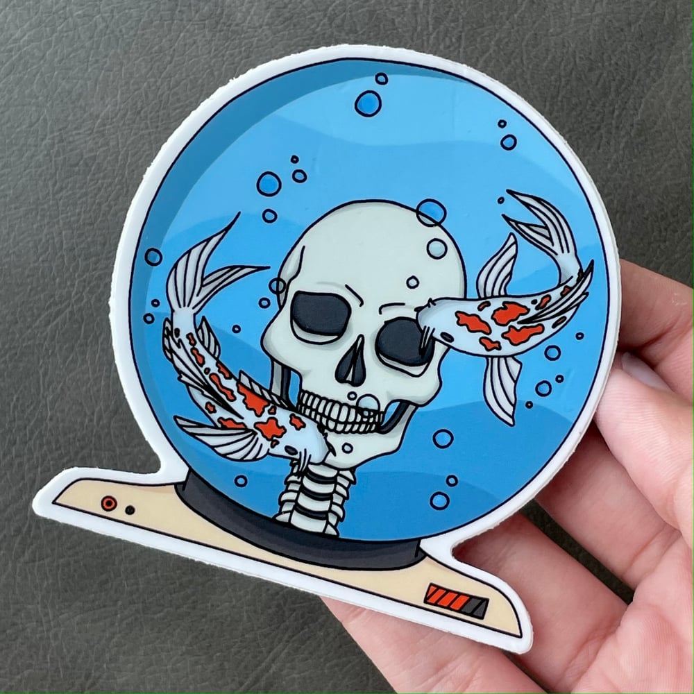 Image of life and death sticker