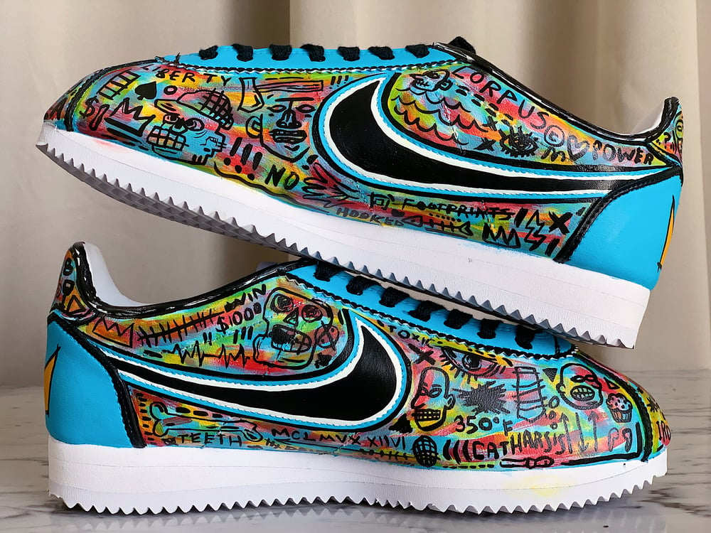 basquiat custom nikes