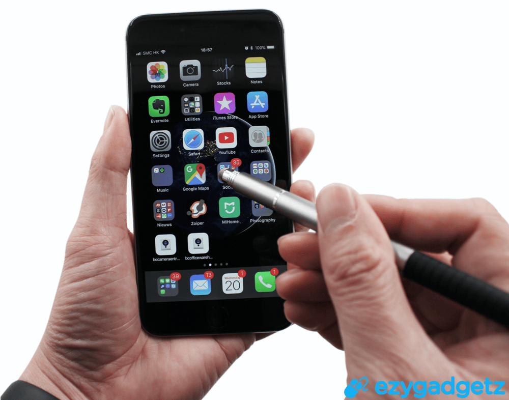 Universal 3 in 1 Precision Disk Stylus | Captive Mesh Stylus | Rollerball Pen for phone/tablet