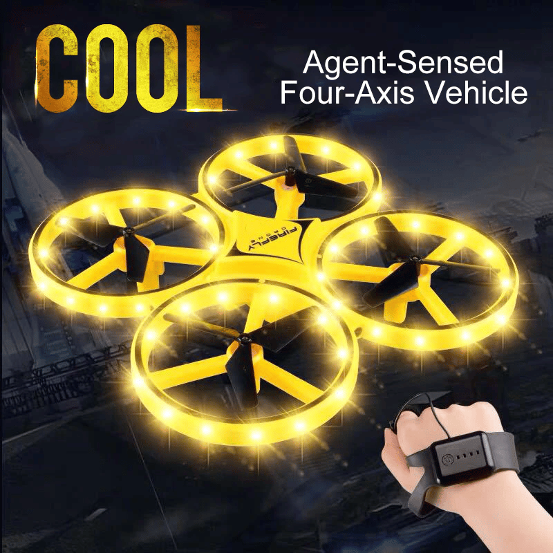 Image of Mini Drone racing Smart Watch Remote Sensing Gesture Aircraft UFO Hand Control RC Helicopter toys In