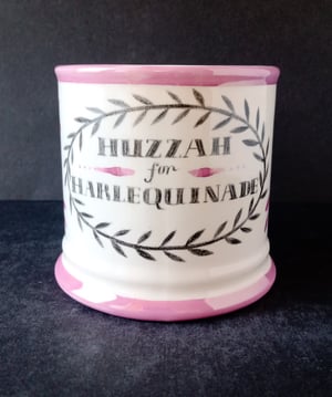 Huzzah for Harlequinade mug