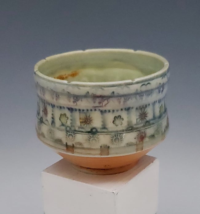 Small Woodfired Chicklet Tea Bowl