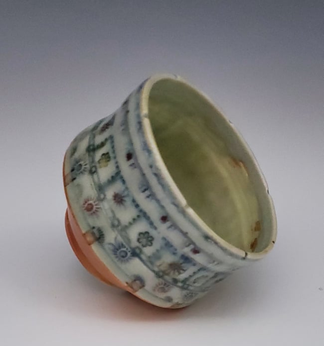 Small Woodfired Chicklet Tea Bowl
