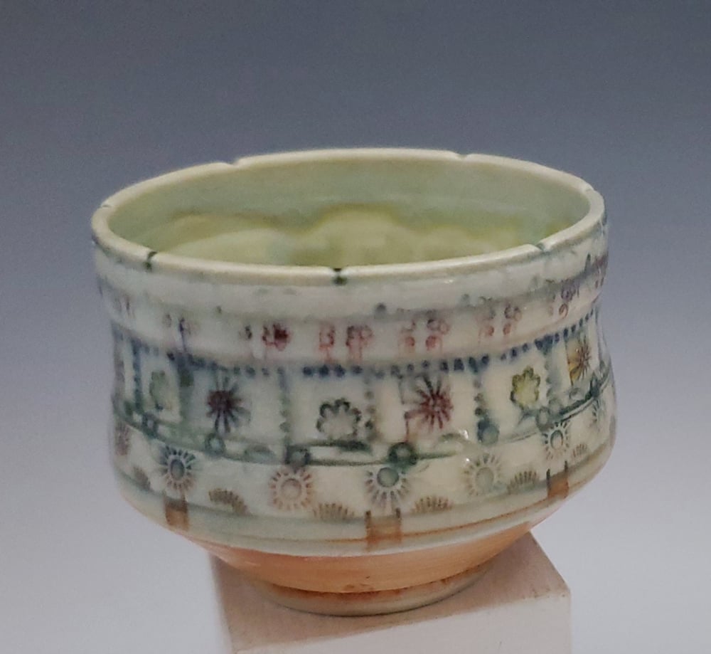 Image of Small Woodfired Chicklet Tea Bowl