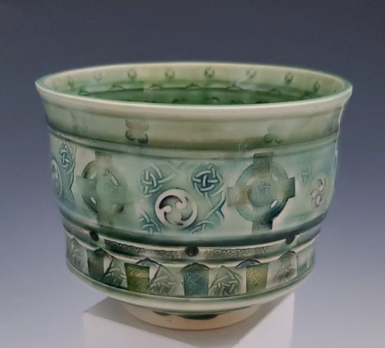 Image of Medium Celtic Wonder Tea Bowl
