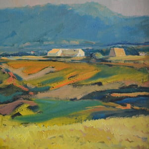 Image of 1979, Large, Spanish, Landscape Painting