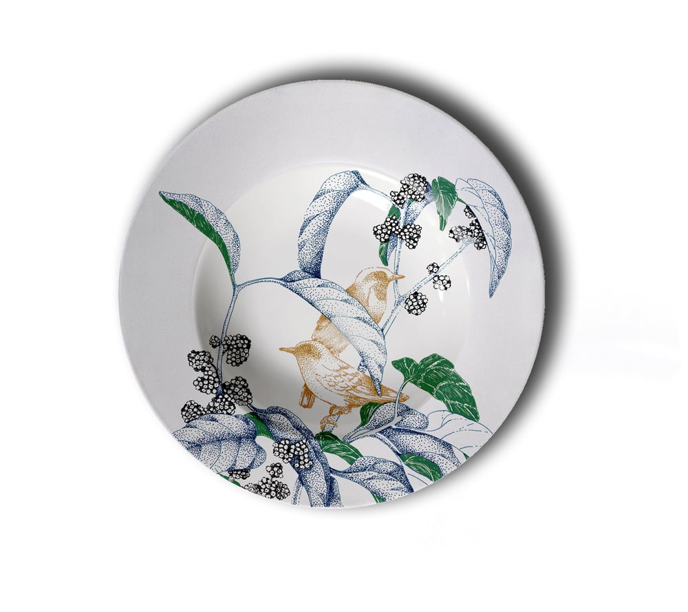 Image of Birds Song Pasta Plate A