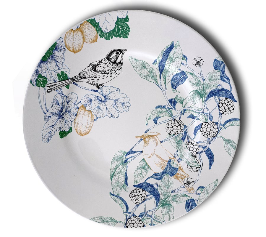 Image of Birds Song Dinner Plate A