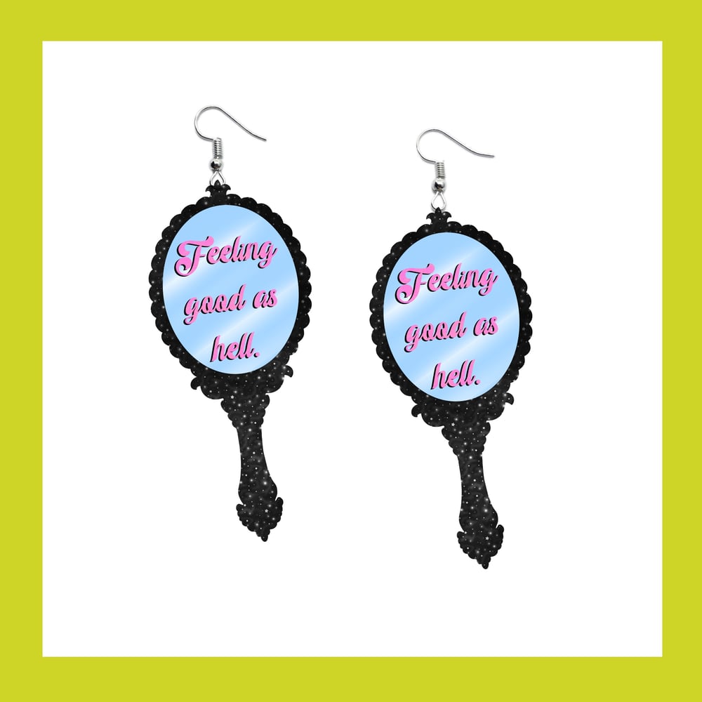 Image of Mirror Mirror earrings