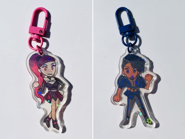 [ SIX ] Holographic Acrylic Charm Set