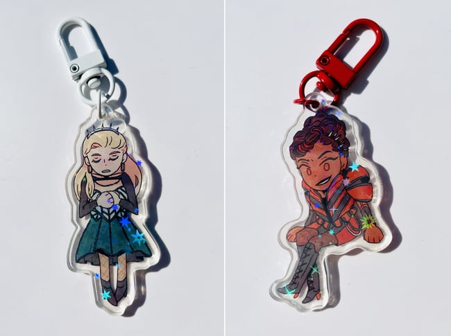 [ SIX ] Holographic Acrylic Charm Set