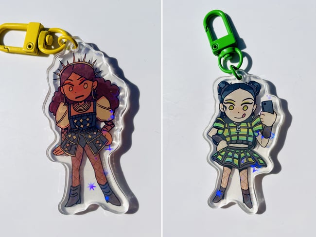 [ SIX ] Holographic Acrylic Charm Set