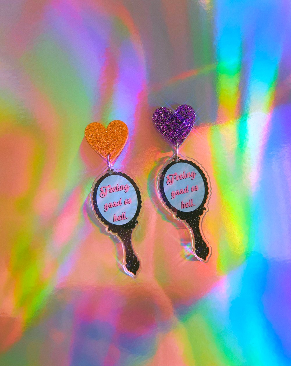 Image of Mirror Mirror earrings