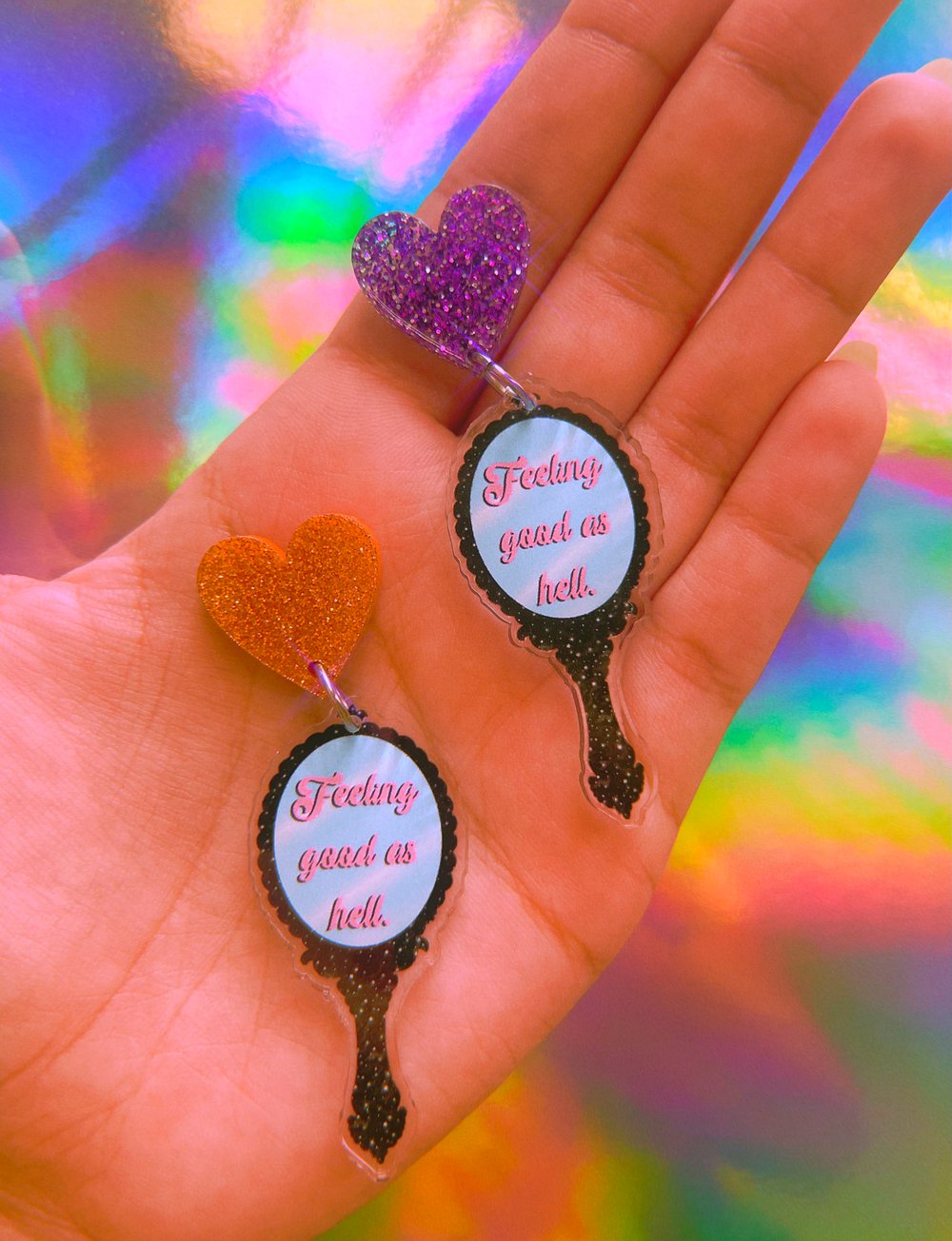 Image of Mirror Mirror earrings