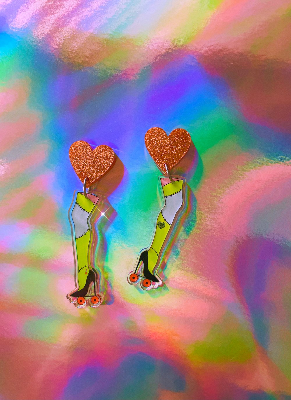 Image of Franken Skater earrings