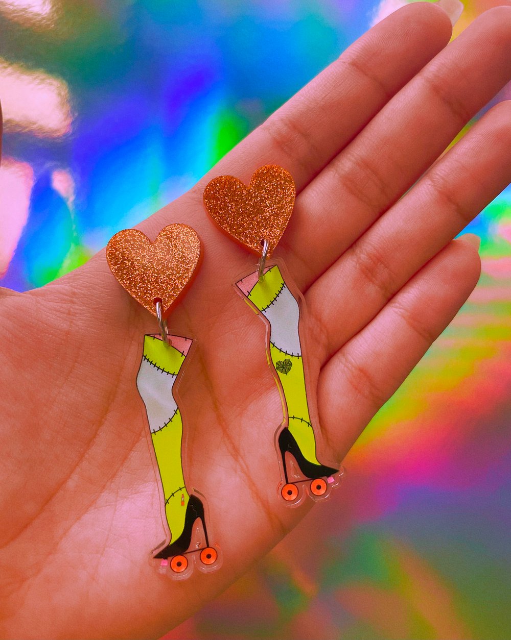 Image of Franken Skater earrings