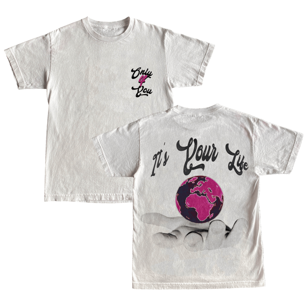 Image of WHITE "LOGO" T-SHIRT
