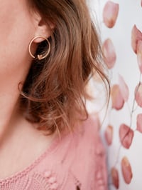 Image 4 of Boucles d'Oreilles LOVELY Or/Argent