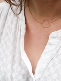 Image 4 of Collier Court SÉLÉNÉ Or/Argent