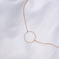 Image 2 of Collier Court SÉLÉNÉ Or/Argent