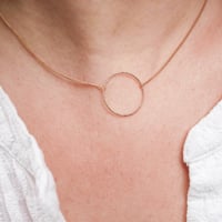 Image 1 of Collier Court SÉLÉNÉ Or/Argent