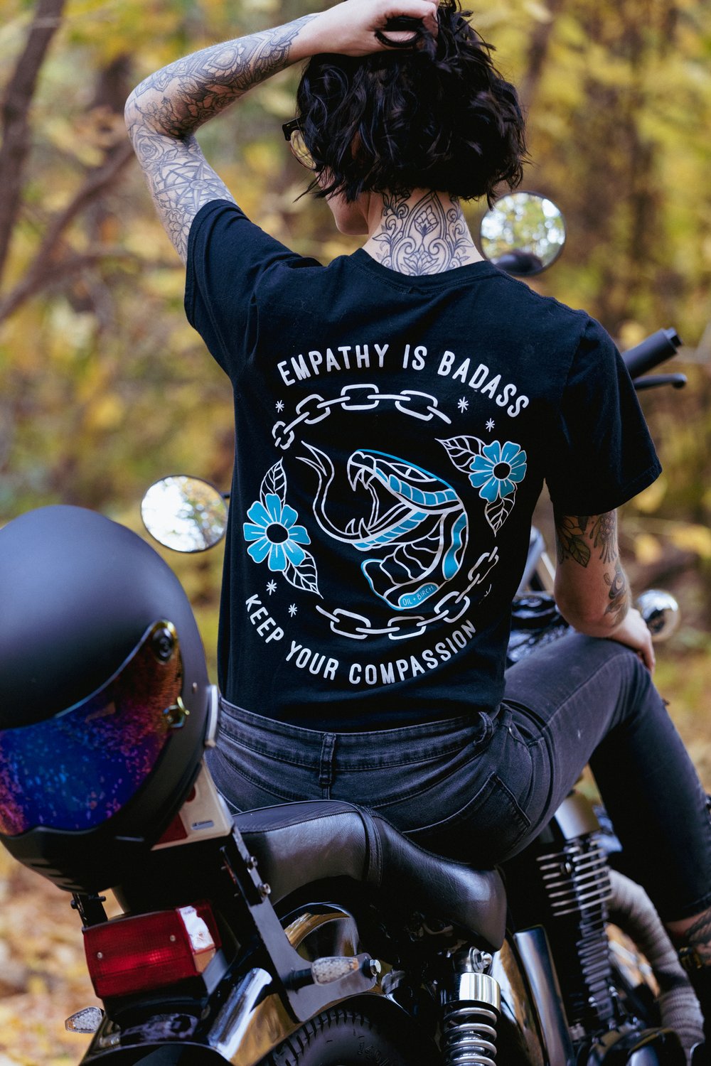 'Empathy is Badass' tee (XS-4XL)