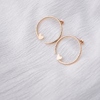 Image 1 of Boucles d'Oreilles LOVELY Or/Argent