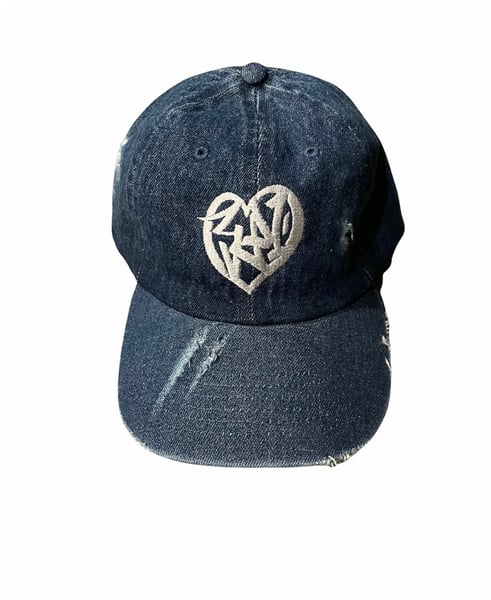 Image of  381 Distressed Denim Cap