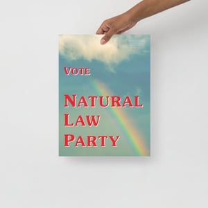 Image of Natural Law Party '92 Poster