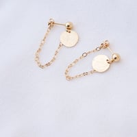 Image 6 of Boucles d'Oreilles Clous KEI Or/Argent