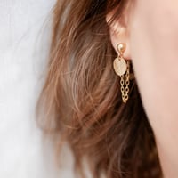 Image 1 of Boucles d'Oreilles Clous KEI Or/Argent