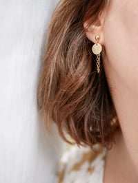 Image 7 of Boucles d'Oreilles Clous KEI Or/Argent