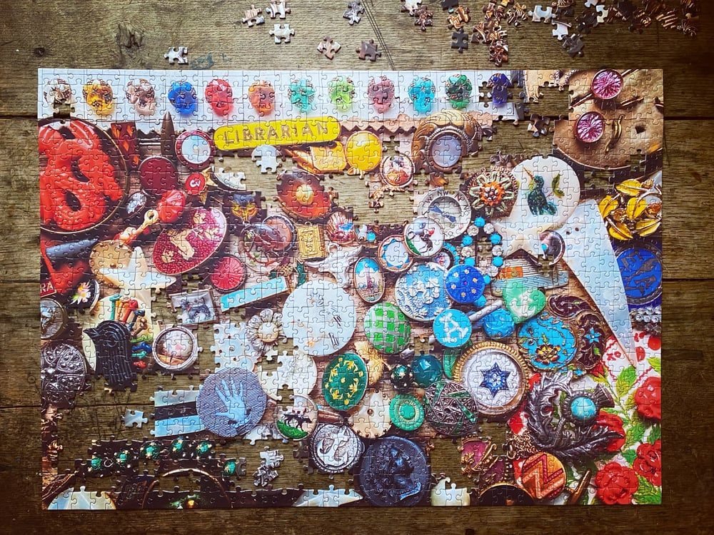 Image of 'Vivienne's Buttons' 1000 Piece Limited Edition Jigsaw