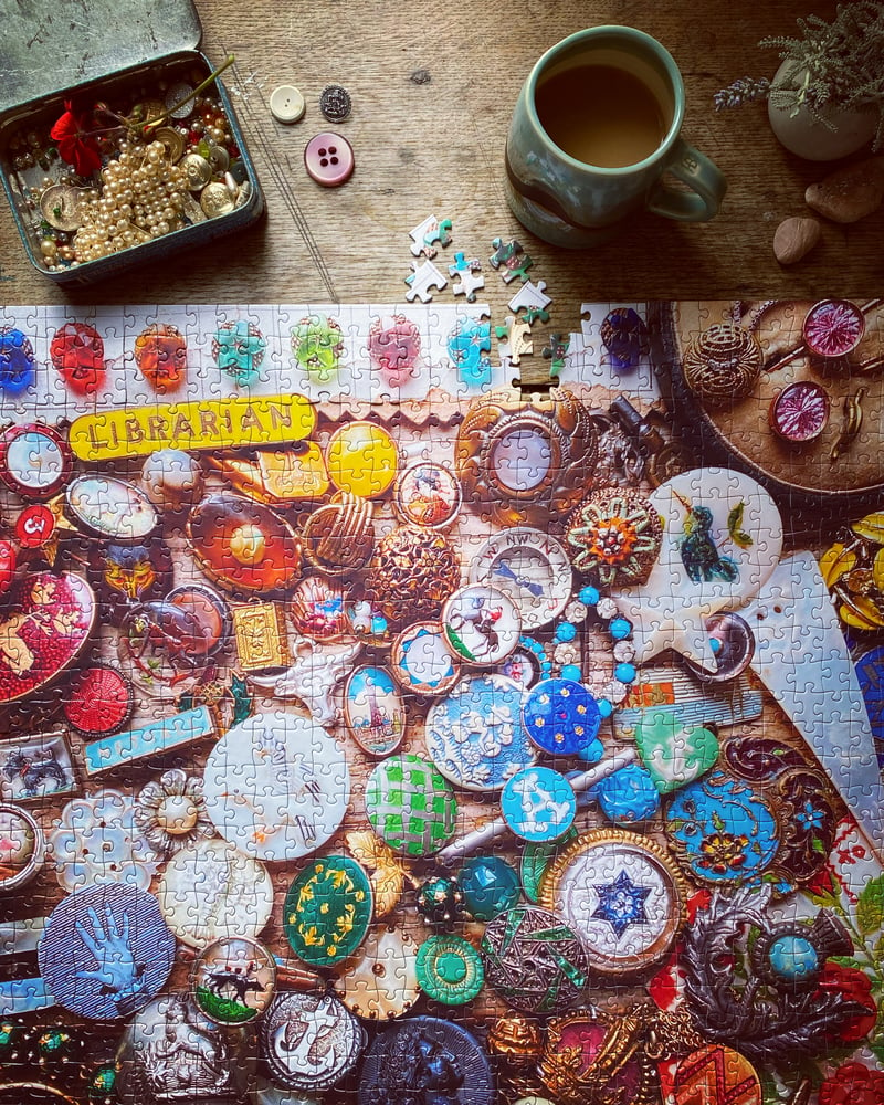 Image of 'Vivienne's Buttons' 1000 Piece Limited Edition Jigsaw