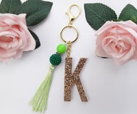 Image 5 of Resin initial keyring,resin glitter initial keyring,resin initial, resin letter keyring,keyring gift