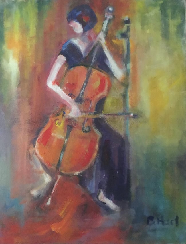 Linda Plays The Cello