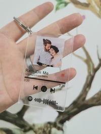 Acrylic Customized Spotify Code Keychain