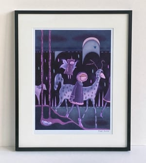"Quiet Travelers" art print