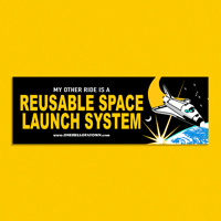 Shuttle Bumper Sticker