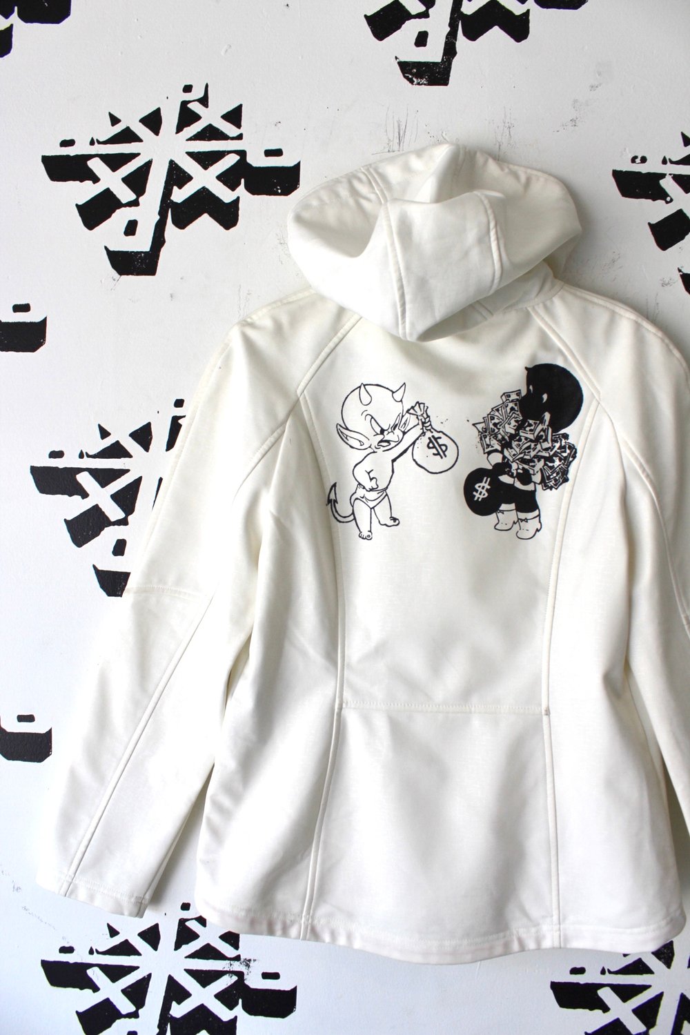reparation$ jacket in white