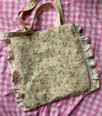 Image 2 of strawberries! handmade tote