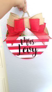Image 1 of 12 in Wood Round Hanging Sign