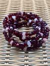 Bead bracelet (Wine)