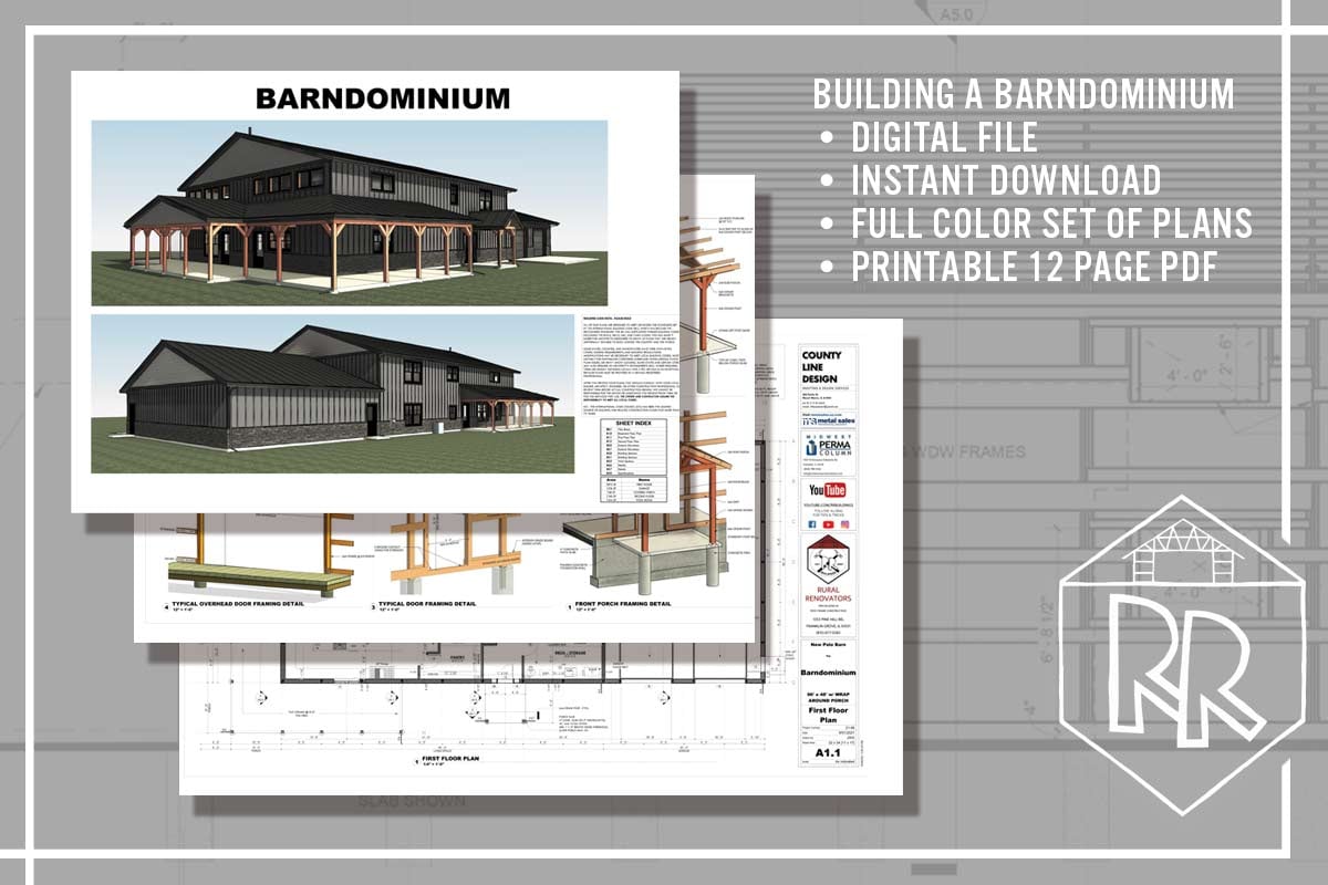 Building a Barndominium Plan RR Plans