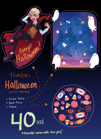 *PREORDER* hunter HALLOWEEN standee